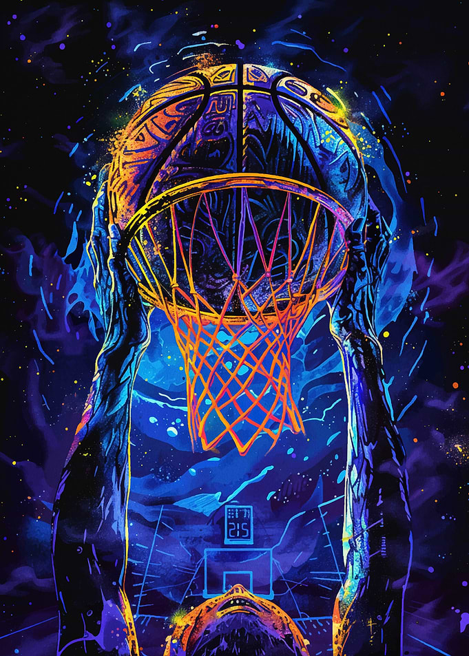 Basketball Dunk Artwork