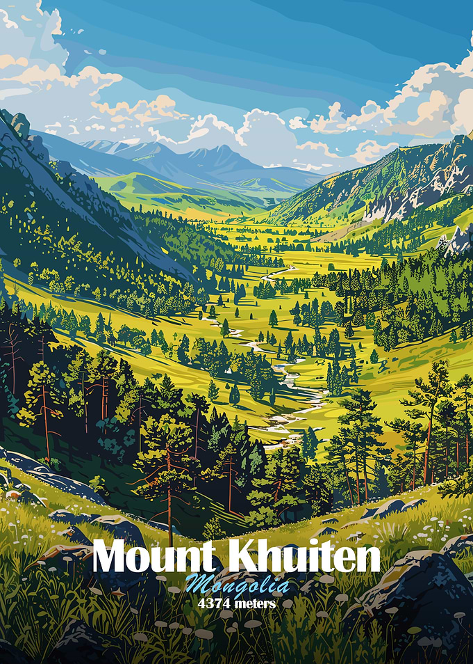 Mount Khuiten, Mongolia