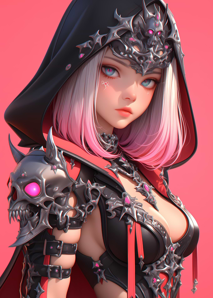 Anime Girl Warrior Girl Waifu Gaming