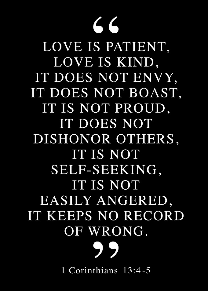 Love is Patient Quote