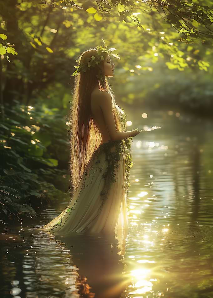 Forest Nymph in Sunlight