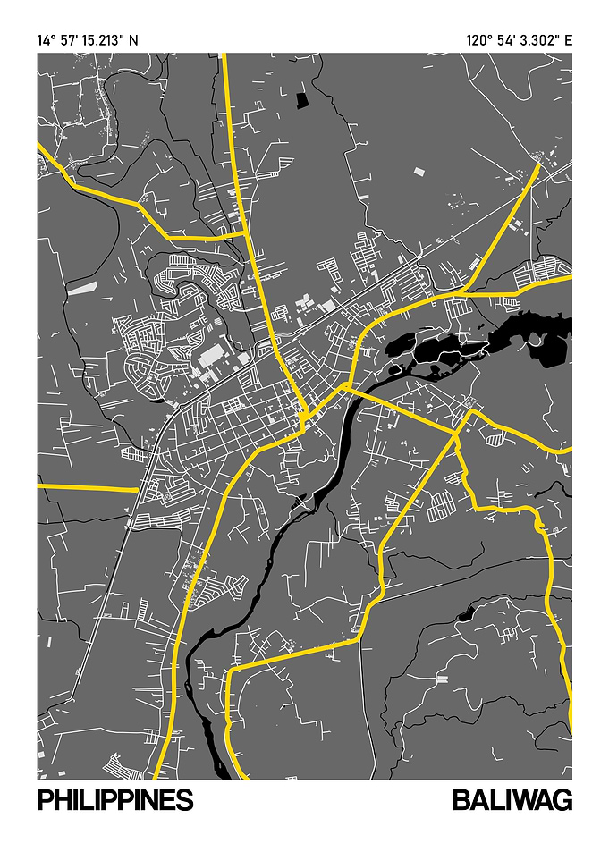 Baliwag City Street Map