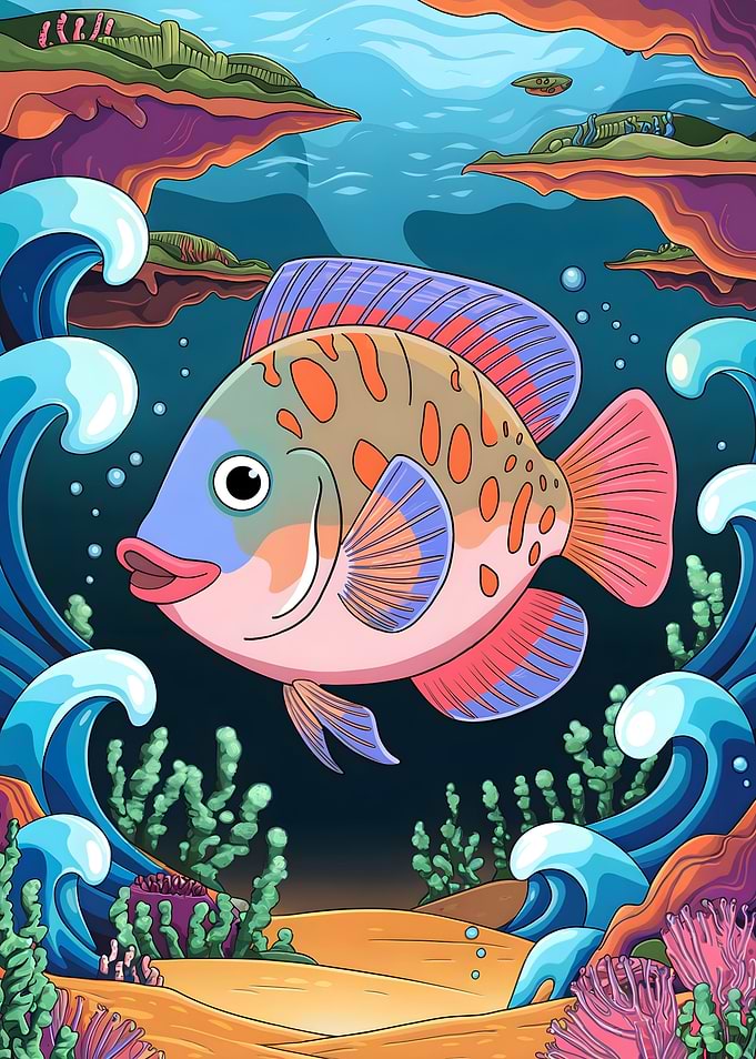 Colorful Fish Underwater