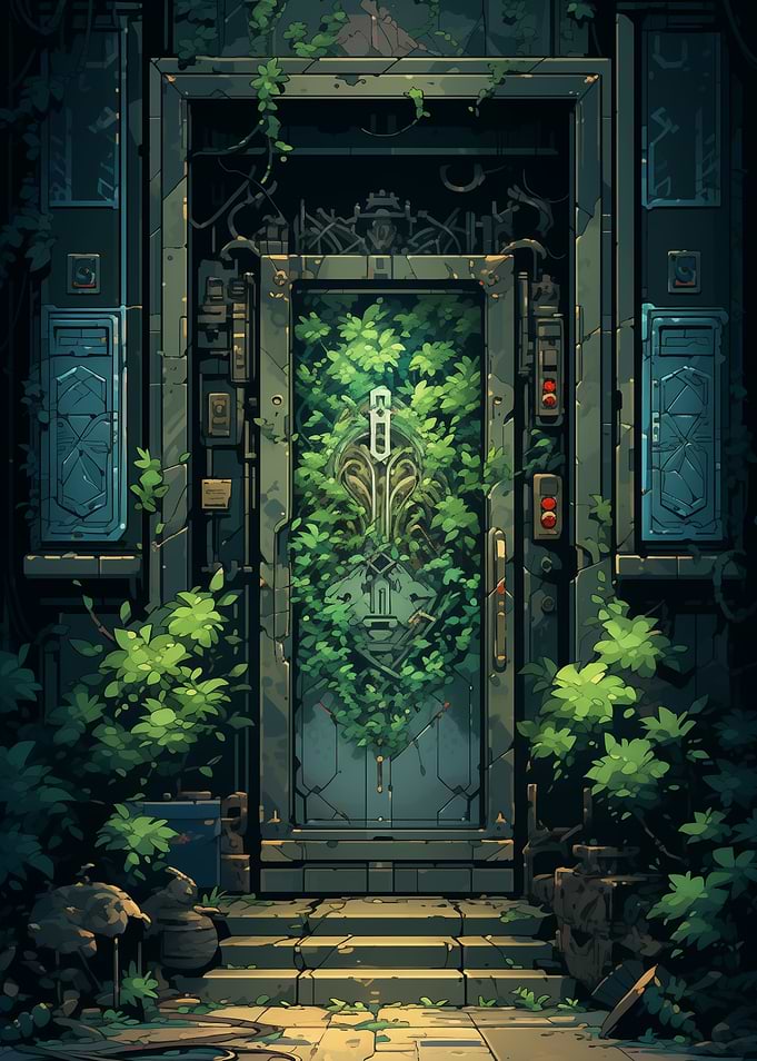 Overgrown Doorway