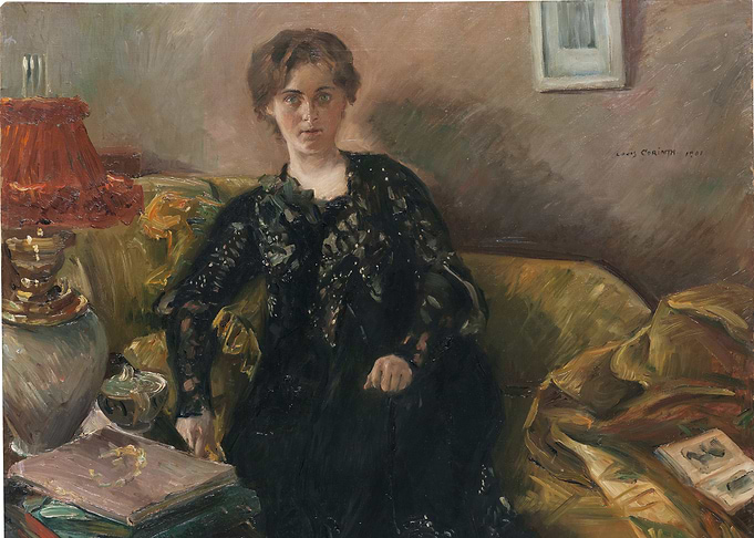 Woman in Black Dress