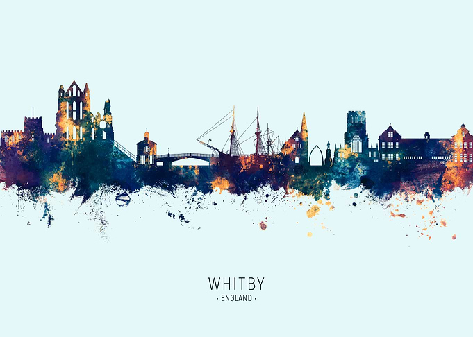 Whitby England Skyline
