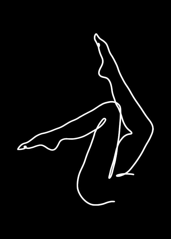 Line Art Legs Sexy
