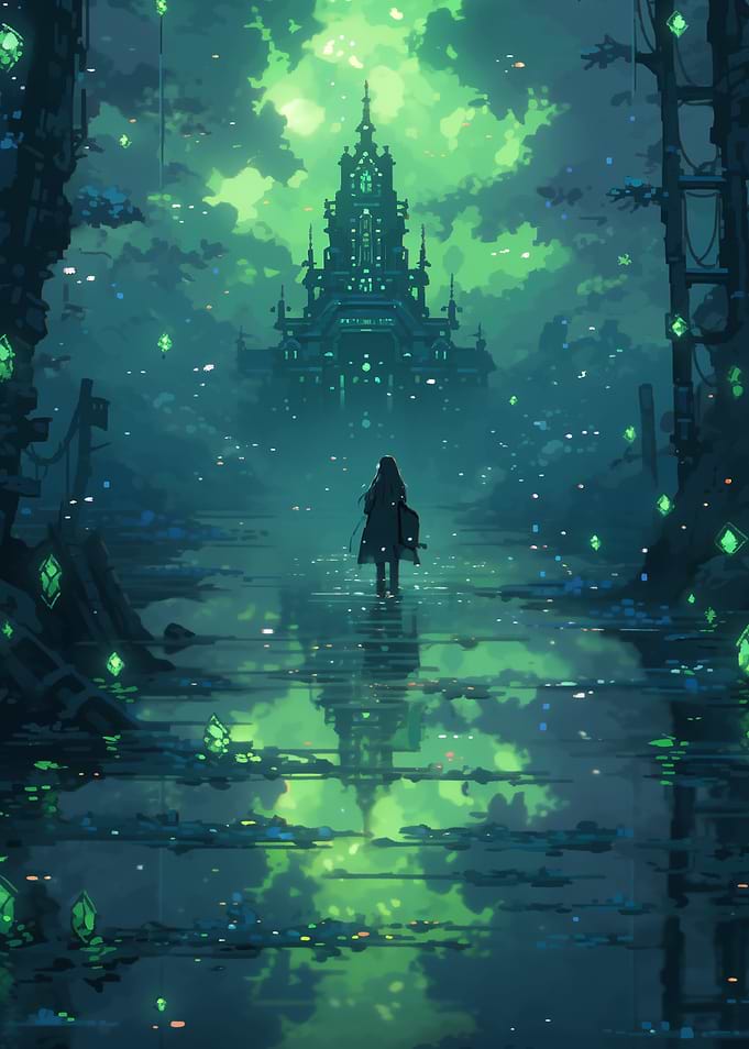Mysterious Green Castle