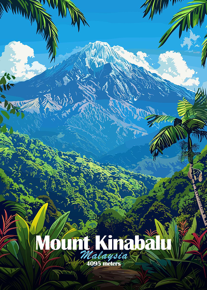 Mount Kinabalu, Malaysia