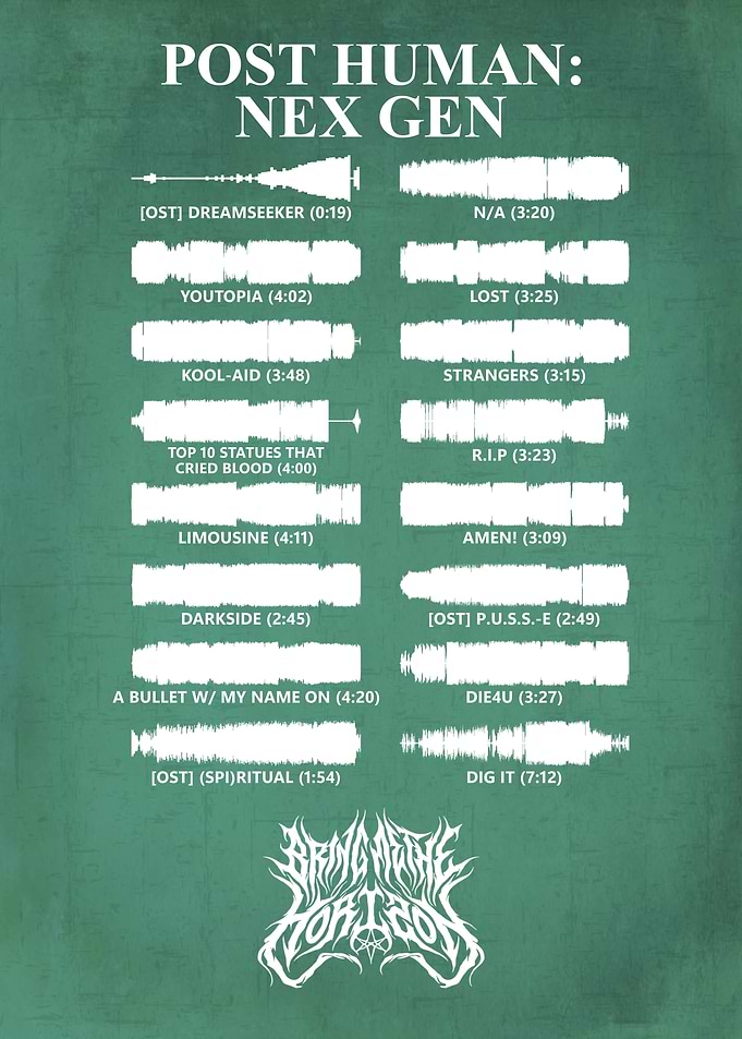 Bring Me The Horizon 'Post Human: Nex Gen' Album Soundwave Art