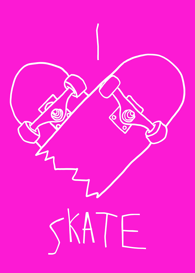 I Love Skateboarding