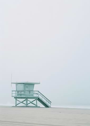 Lifeguard Stand on Beach