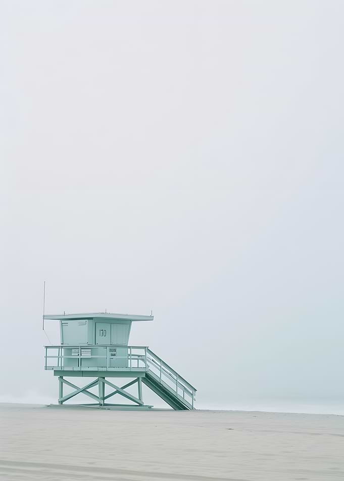 Lifeguard Stand on Beach