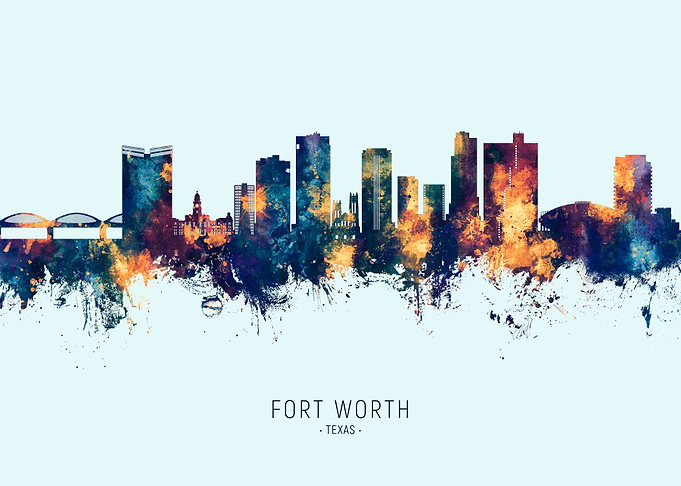 Fort Worth Texas Skyline