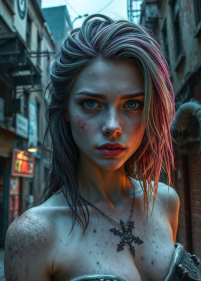 Nymph in Post-Apocalyptic Setting