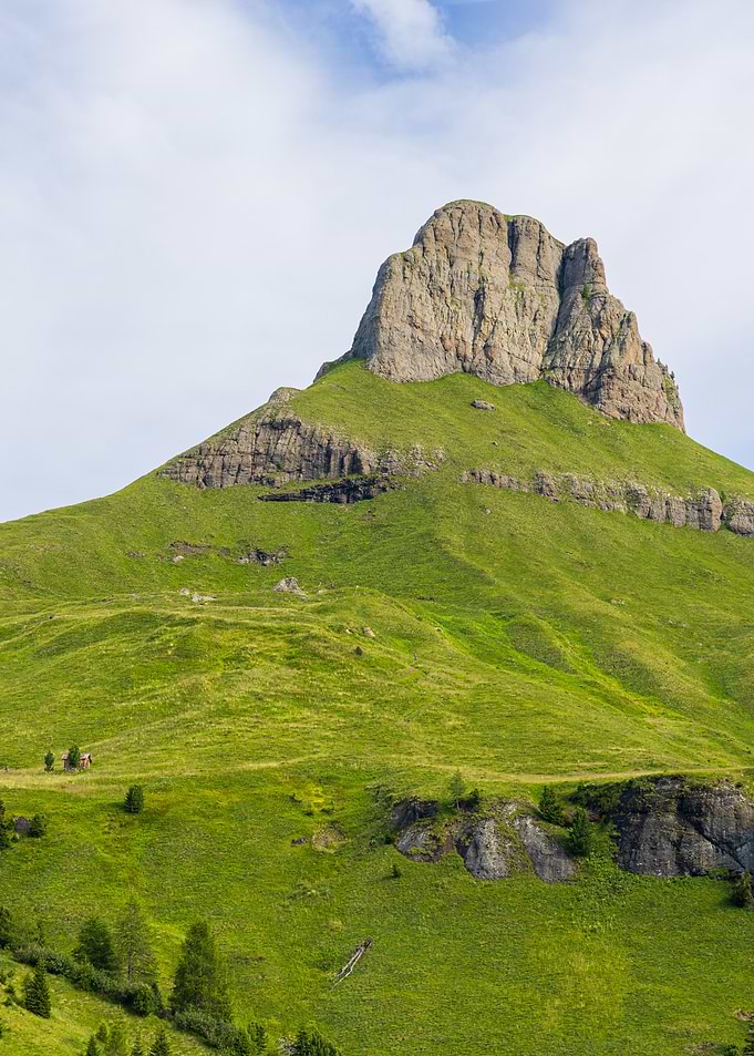 Mountain Peak Landscape - Dolomites in Italy