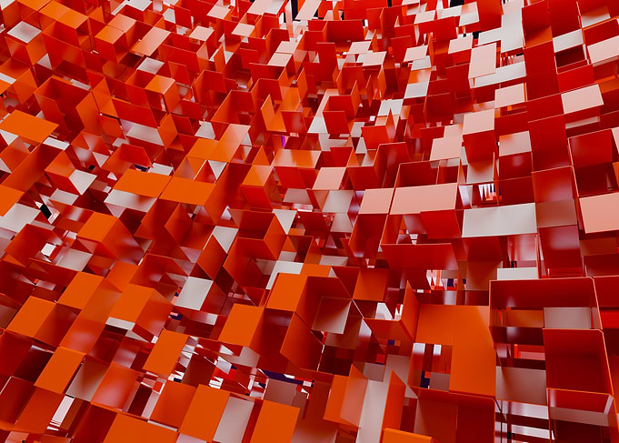 VFX Five - Orange Cubes