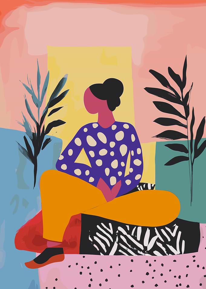 Woman with Crossed Legs