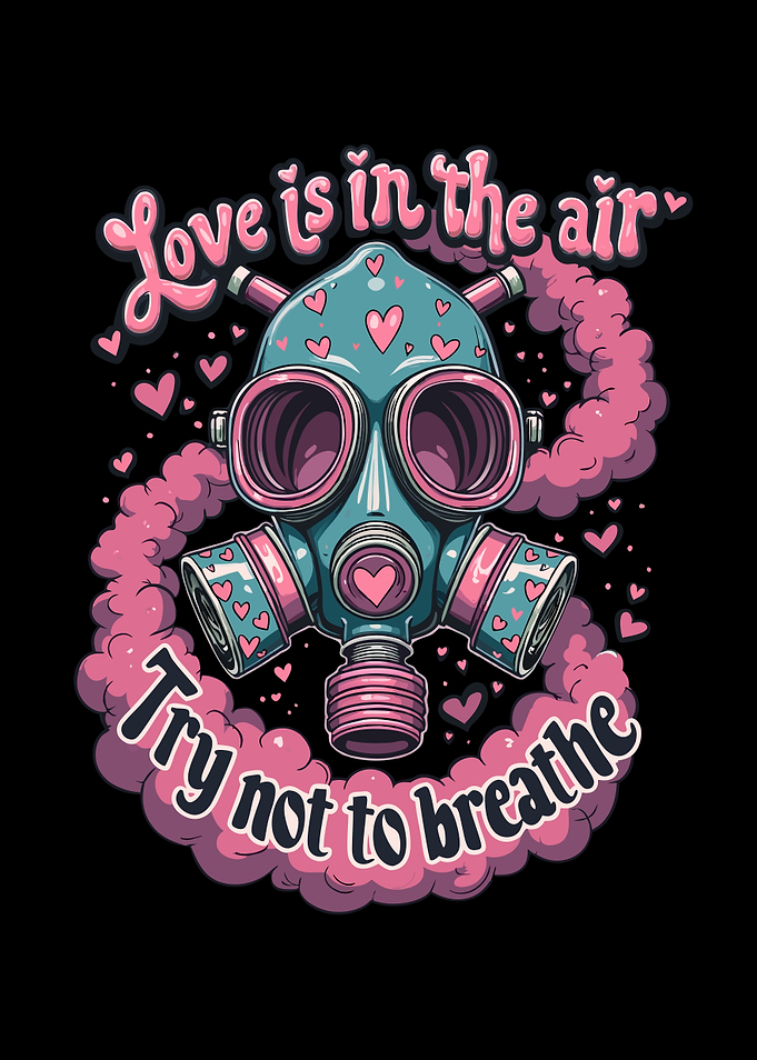 Love Is in the Air, Try Not to Breathe - Gas Mask
