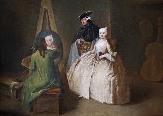 Rococo Portrait Painting