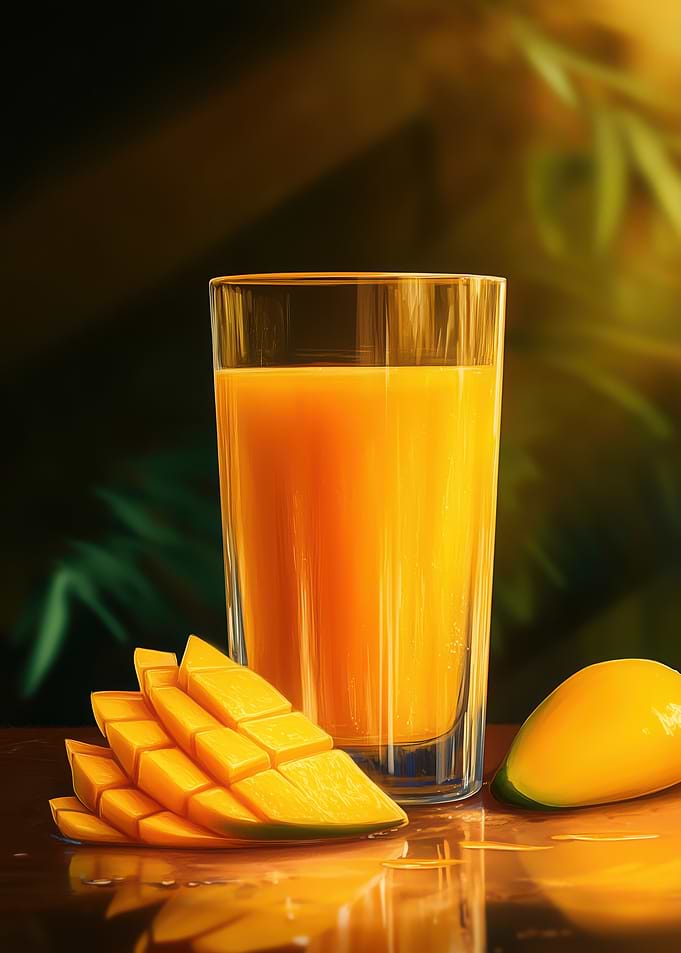 Mango Juice and Fruit