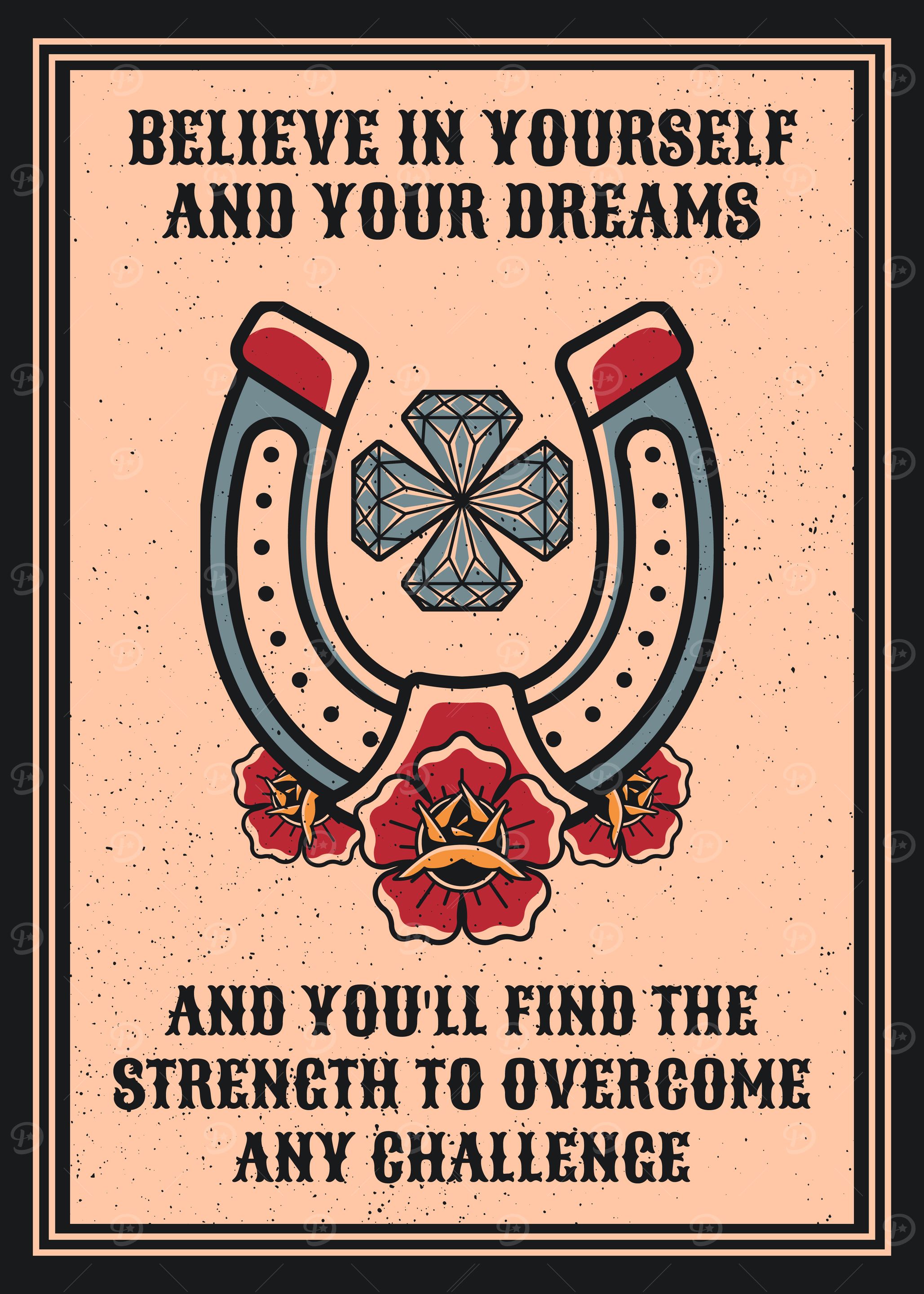 Vintage Horseshoe Ink