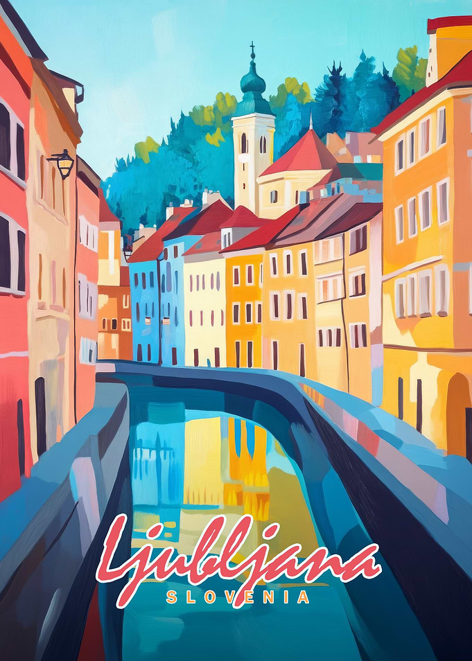 Ljubljana, Slovenia Cityscape