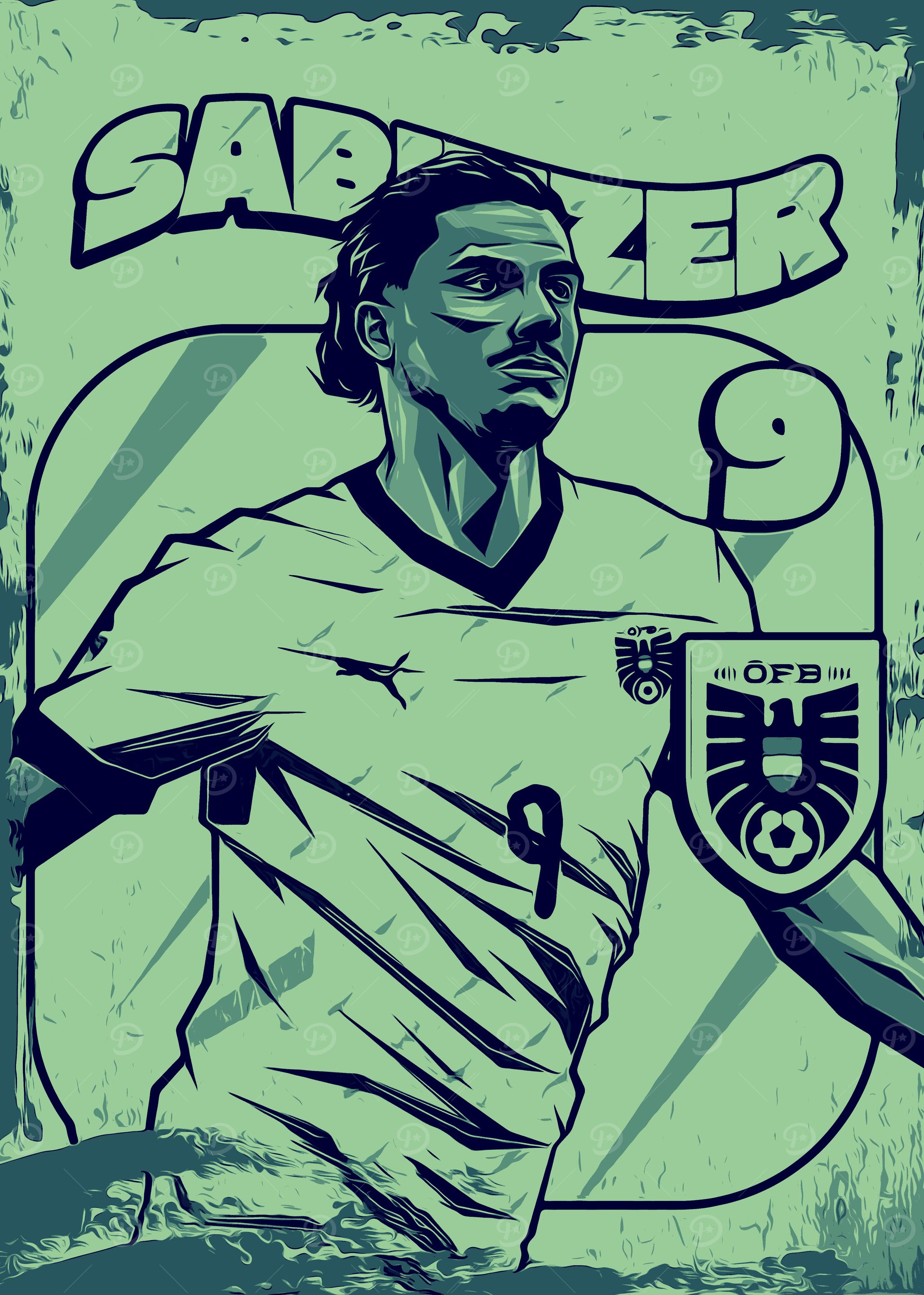 Sabitzer Football Poster