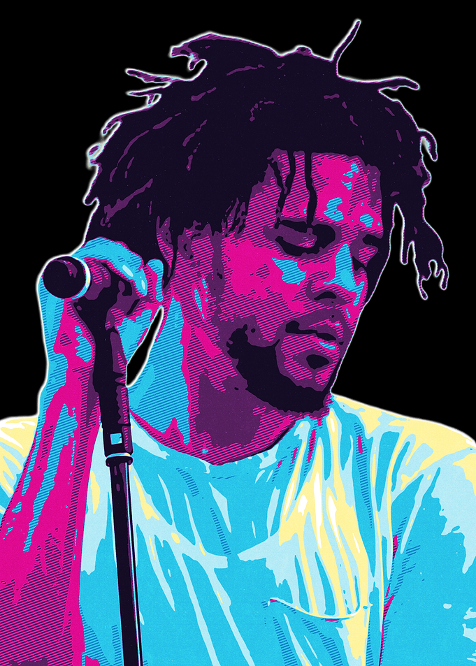 J. Cole Music Poster