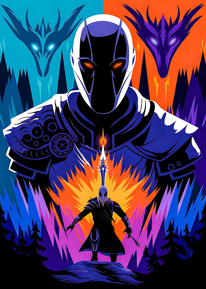 Fantasy Warrior Poster