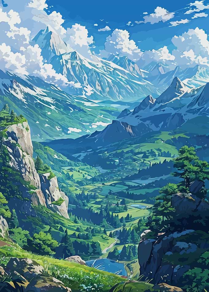 Clouds Beyond The Ridges
