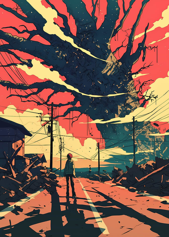 Giant Tree in Ruins