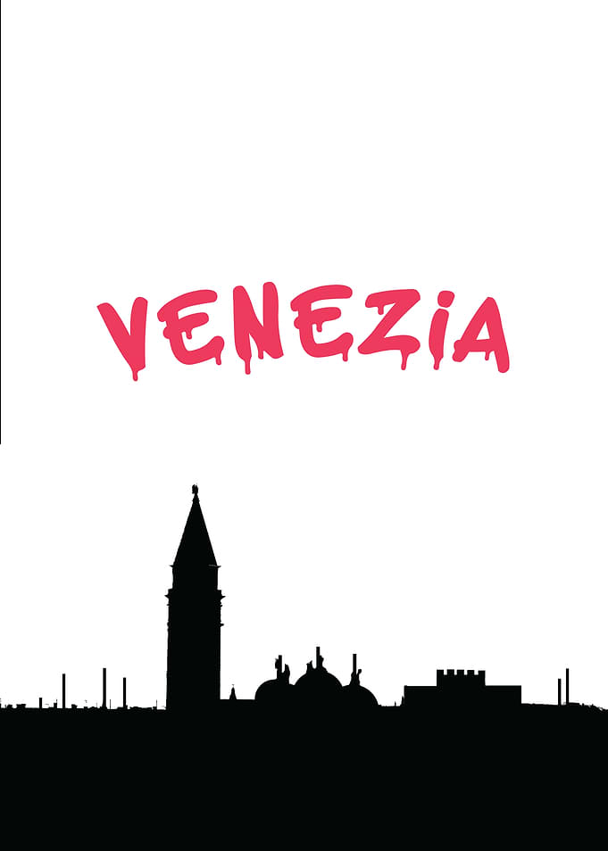 Venice Skyline Graphic