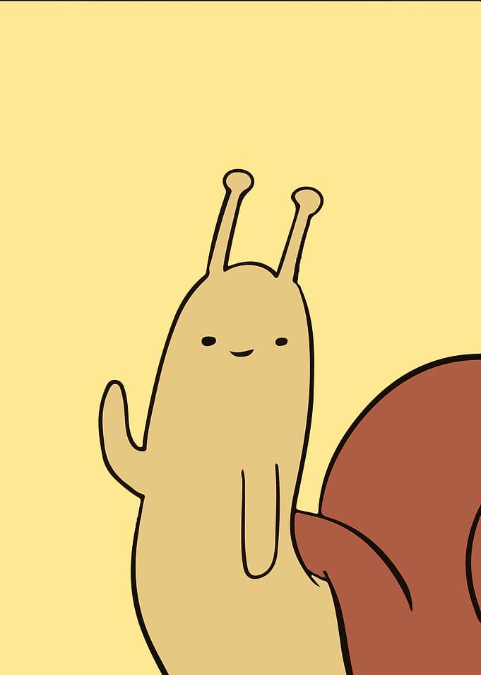 Cute Snail Illustration