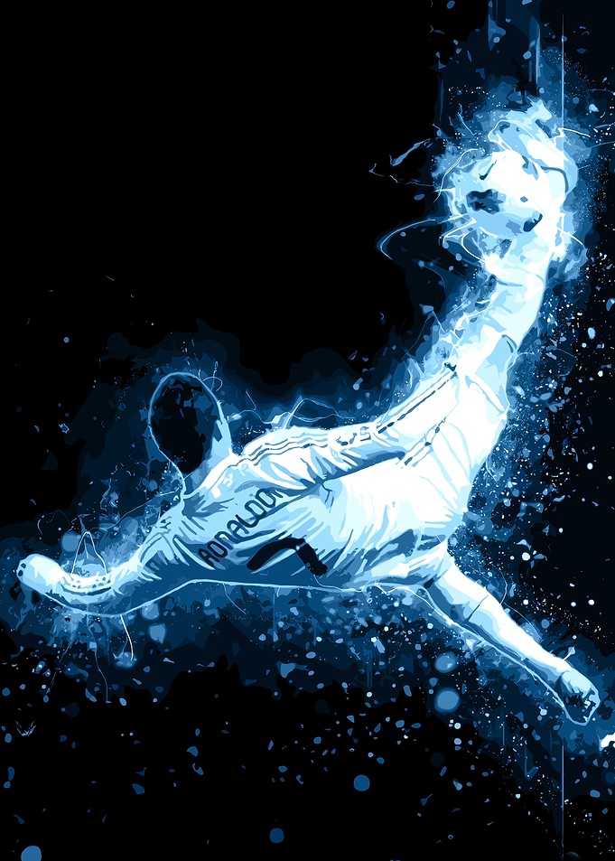 Ronaldo Soccer Art