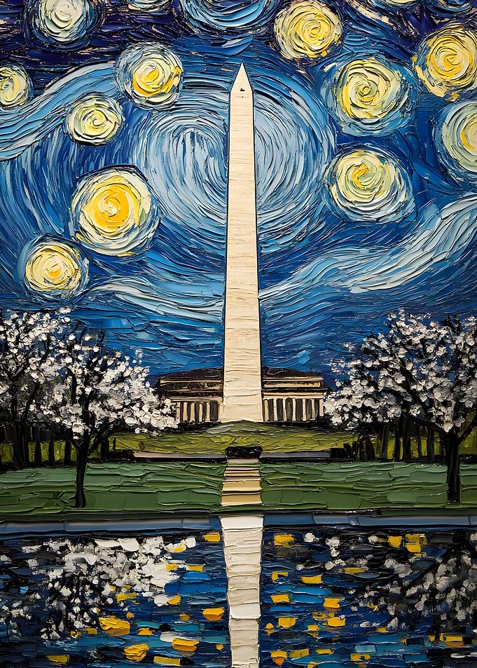 Landscapes and symbols of beauty across the United Fan Nature Art