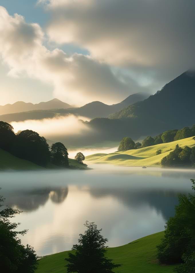 Misty Mountain Lake