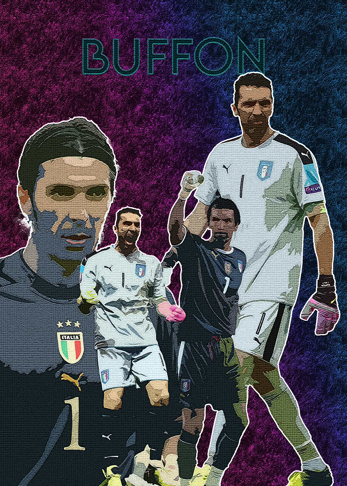 Gianluigi Buffon Soccer Poster