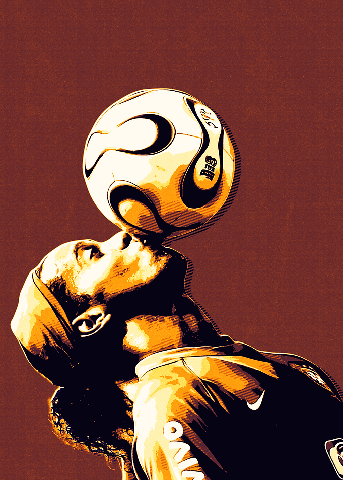 Ronaldinho Soccer Art