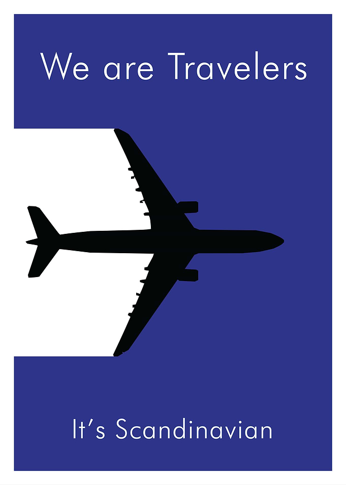 Airplane Silhouette Poster