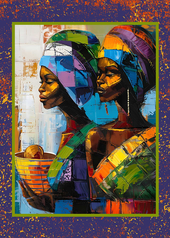 African Women Portrait Wall Art