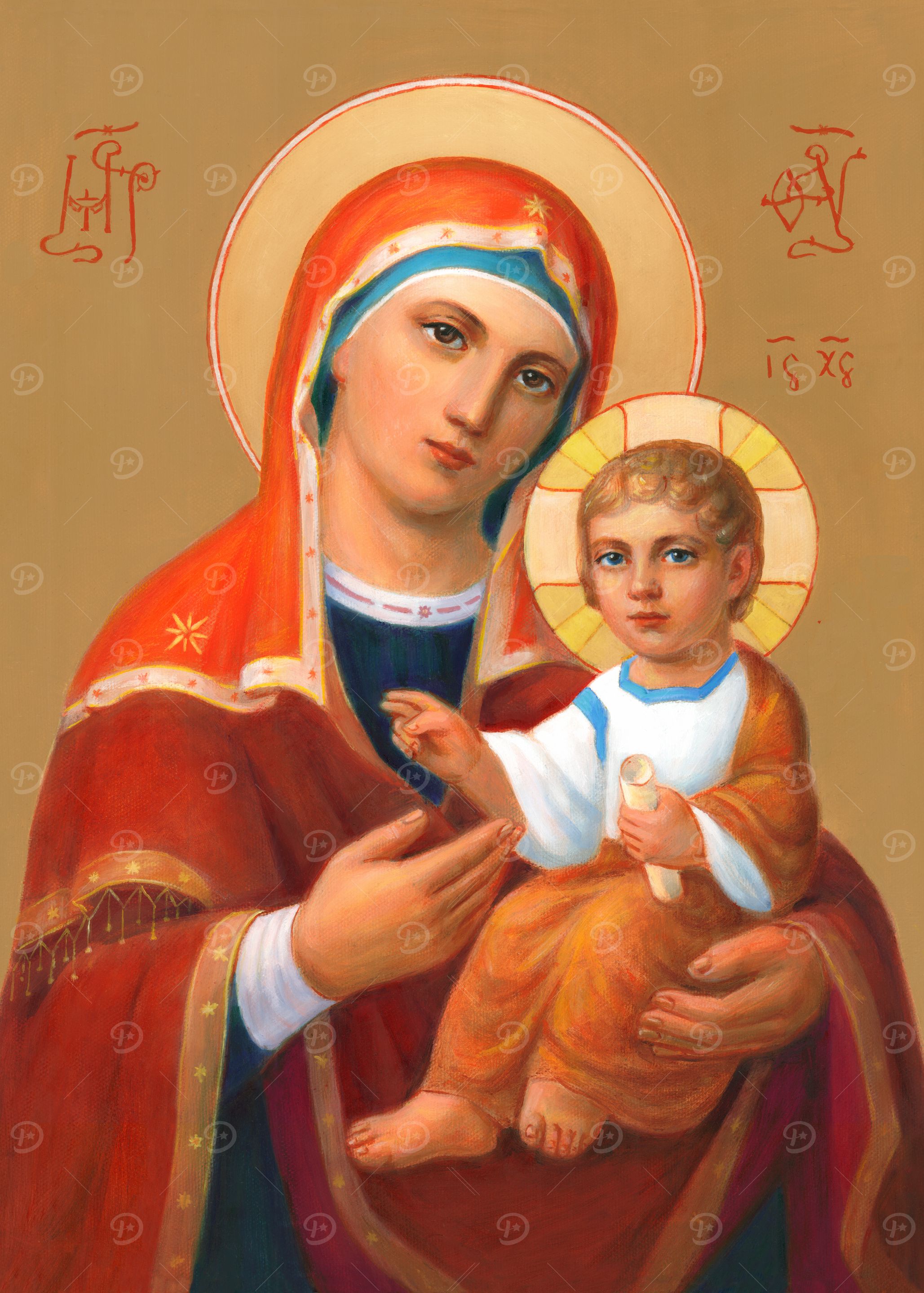 Virgin Mary and Child Jesus