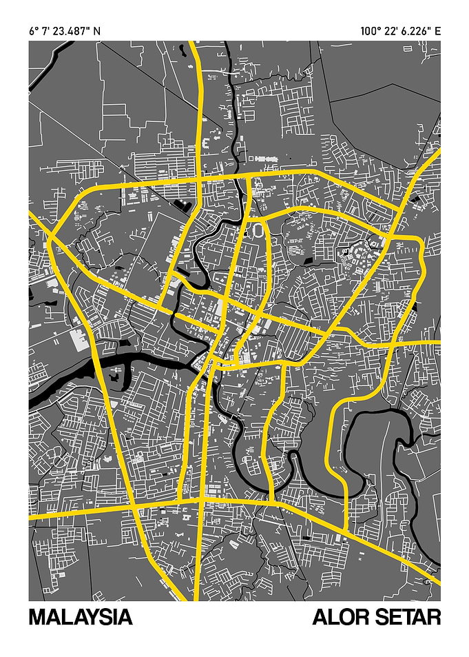 Alor Setar City Map