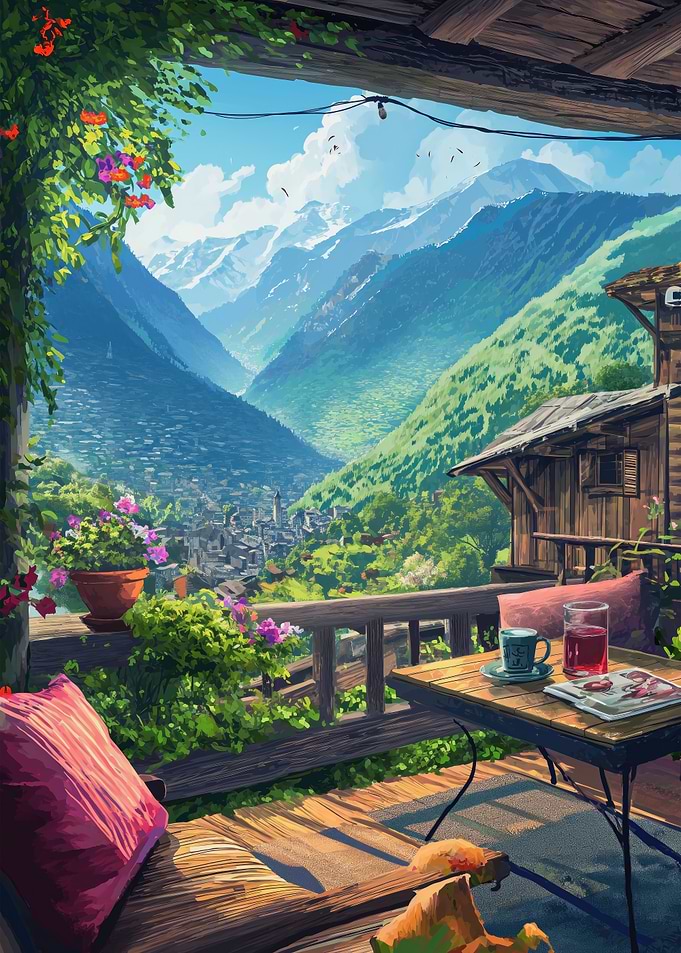 Mountain View Balcony