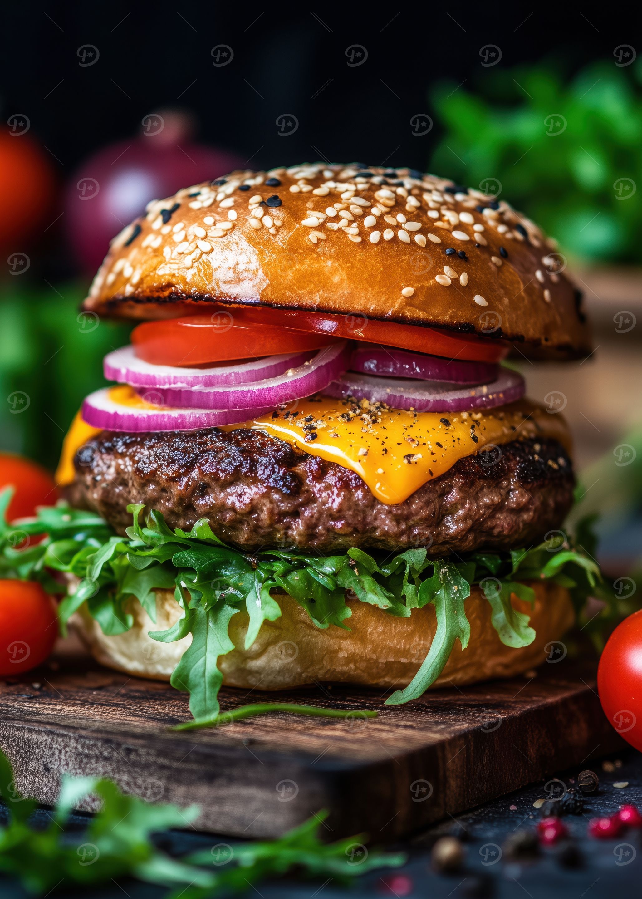 Juicy Cheeseburger