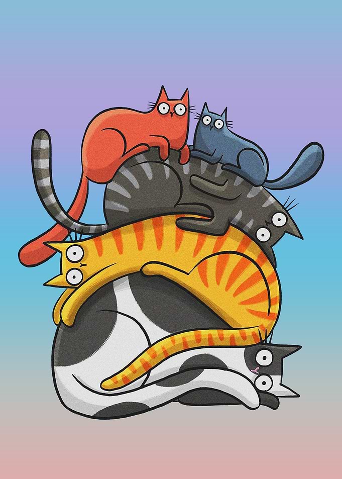 Stack of Cats