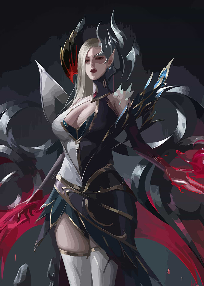 Dark Fantasy Anime Woman