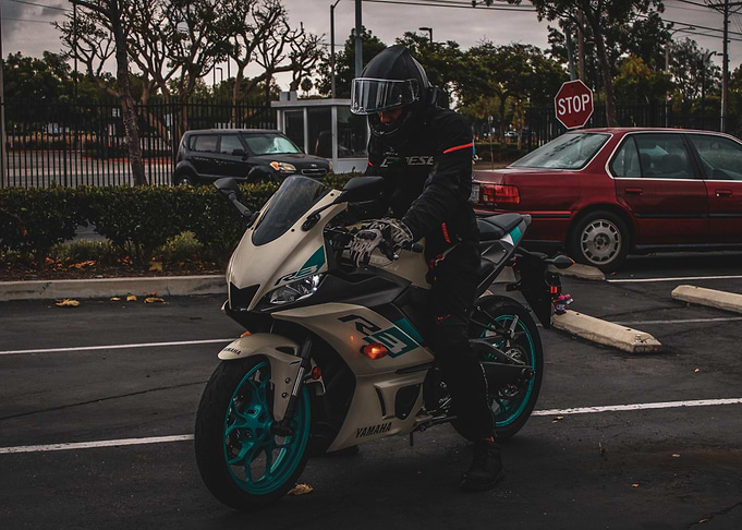 Yamaha Motorcycle Rider