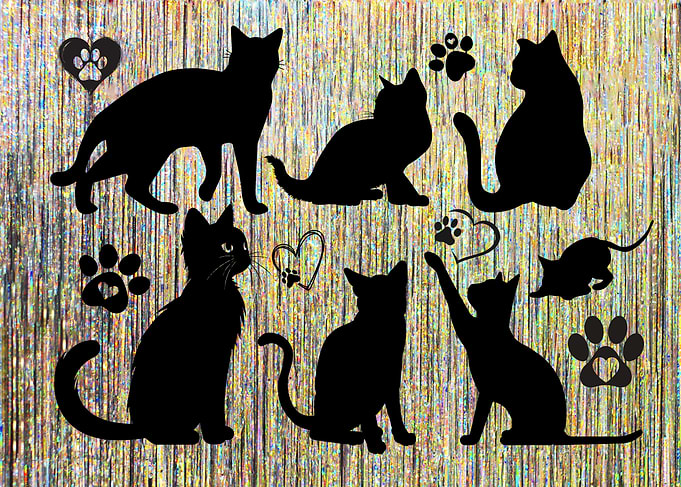 Black Cat Silhouettes