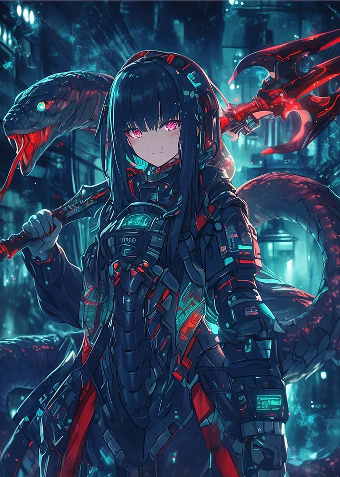 Cyberpunk Anime Girl